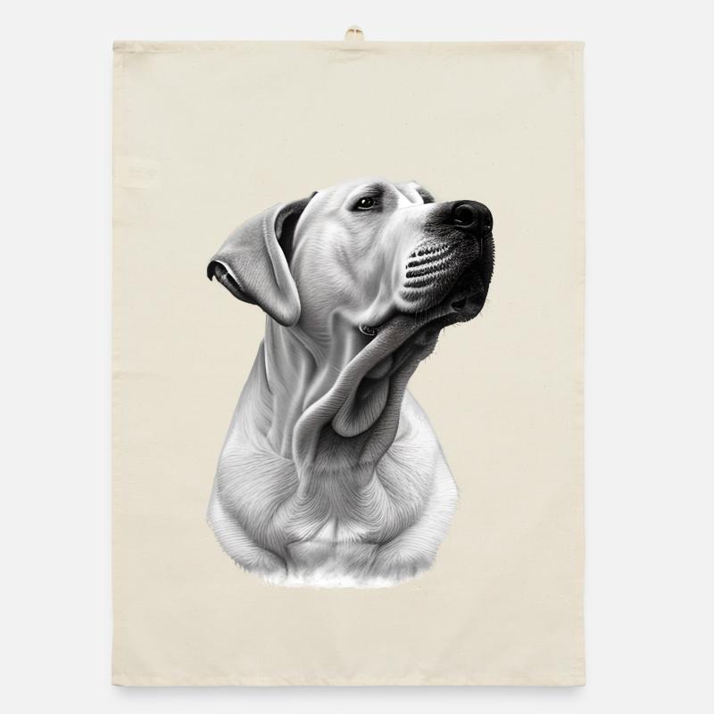 Fier blond labrador Torchon bio