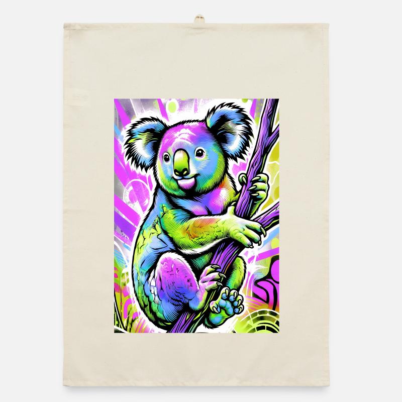 Koala - Organic dish towel - nature