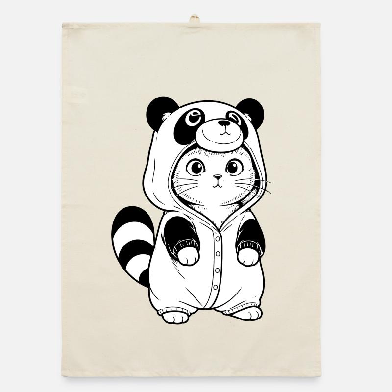Sweat à capuche câlin Panda Torchon bio