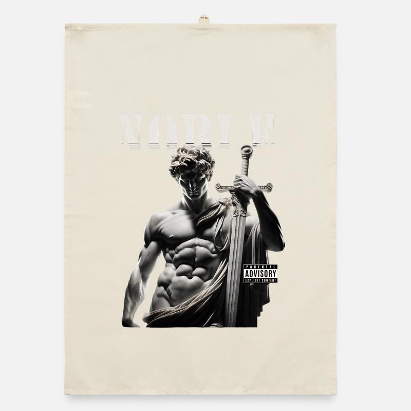 Noble David avec l’épée Torchon bio