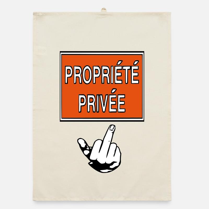 propriété privée Torchon bio