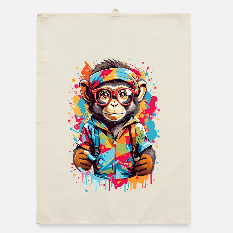 Cool monkey Organic dish towel