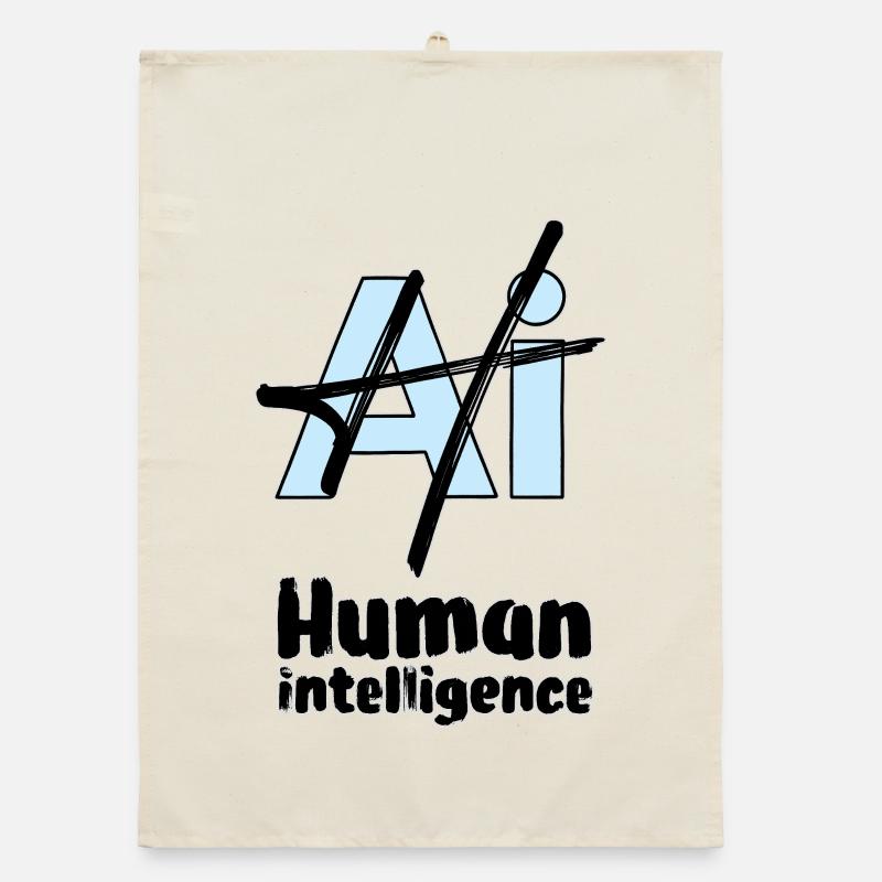 MENSCHLICHE INTELLIGENZ #2 – Lass uns reden. Organic Geschirrtuch