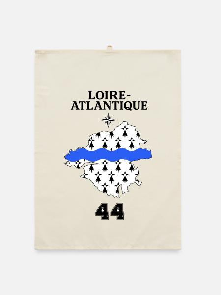 Loire Atlantique 44 - Torchon bio - nature - Devant