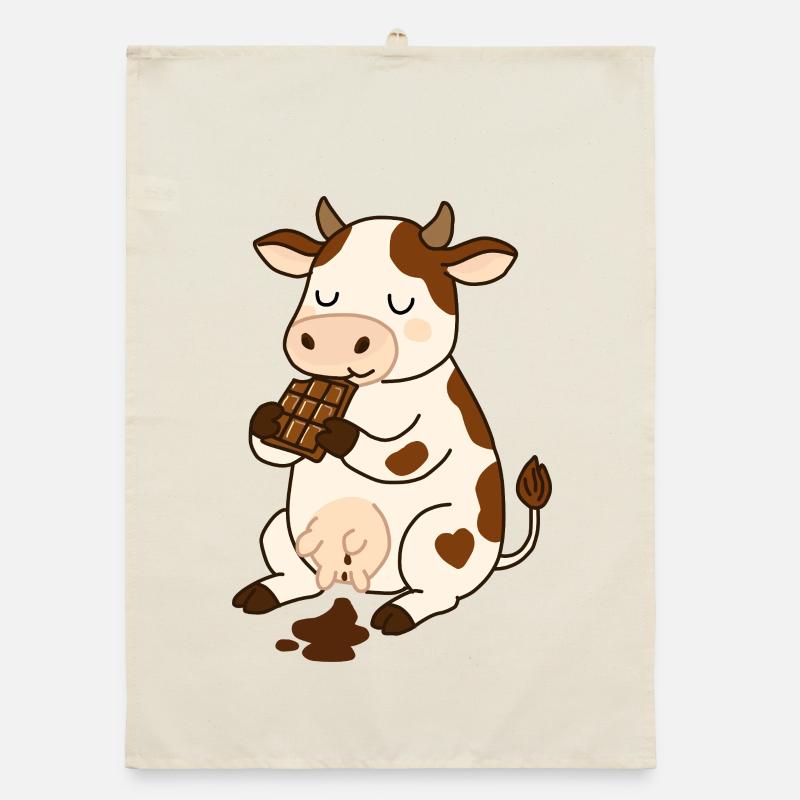Vache en chocolat Torchon bio