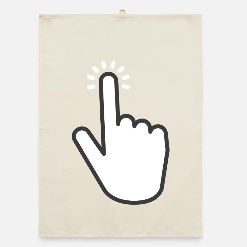 tap it hand click Organic dish towel