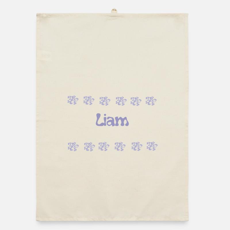 Liam Lavender Bubbles Organic dish towel