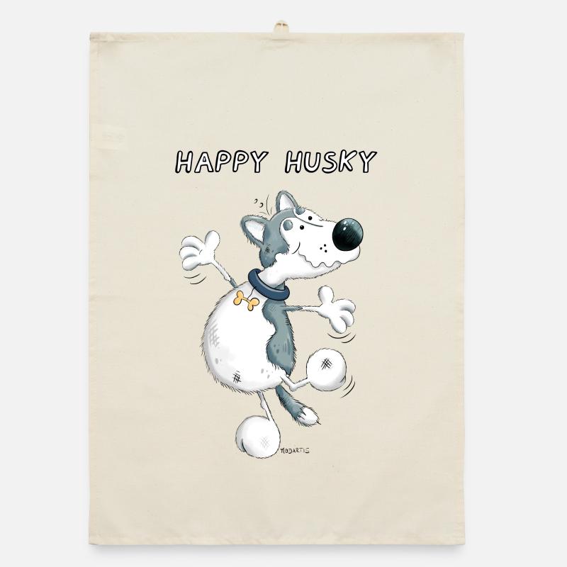 Funny Husky Torchon bio