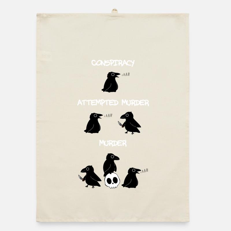Conspiracy - Attempted Murder - Murder - Organic dish towel - nature