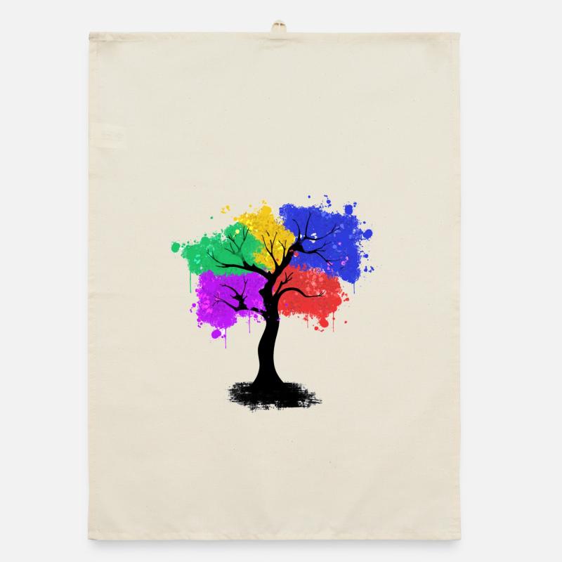 Arbre de couleur Torchon bio