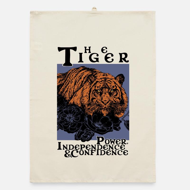 DER TIGER Organic Geschirrtuch