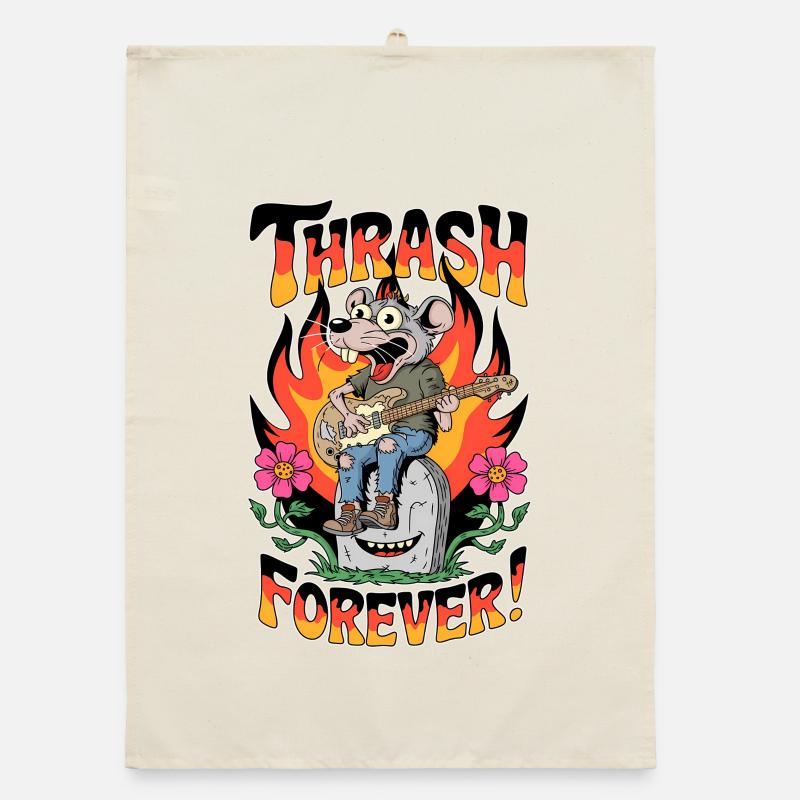 Thrash Forever Organic dish towel
