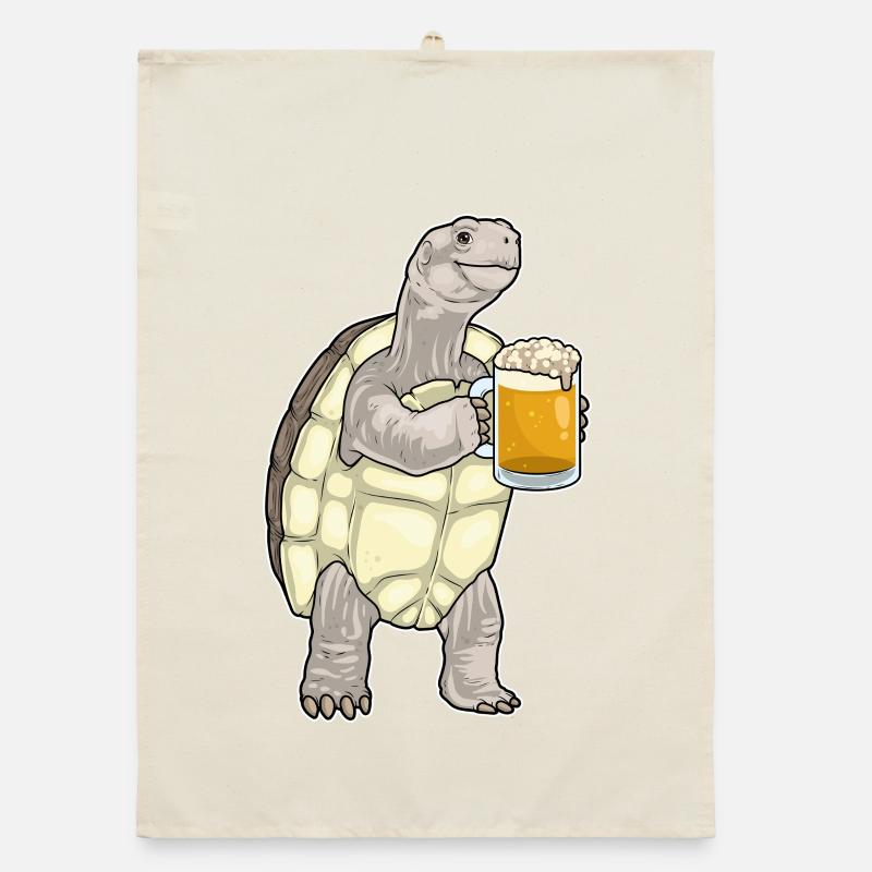 Turtle Beer Organic dish towel