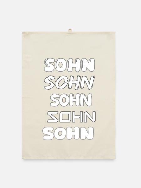 Beruf Sohn - Organic Geschirrtuch - Natur - Vorne