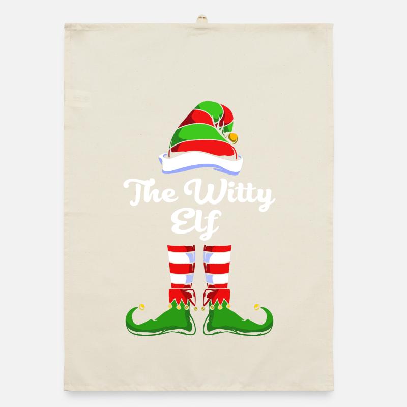 Elfe Elf Weihnachtsgeschenk Organic Geschirrtuch