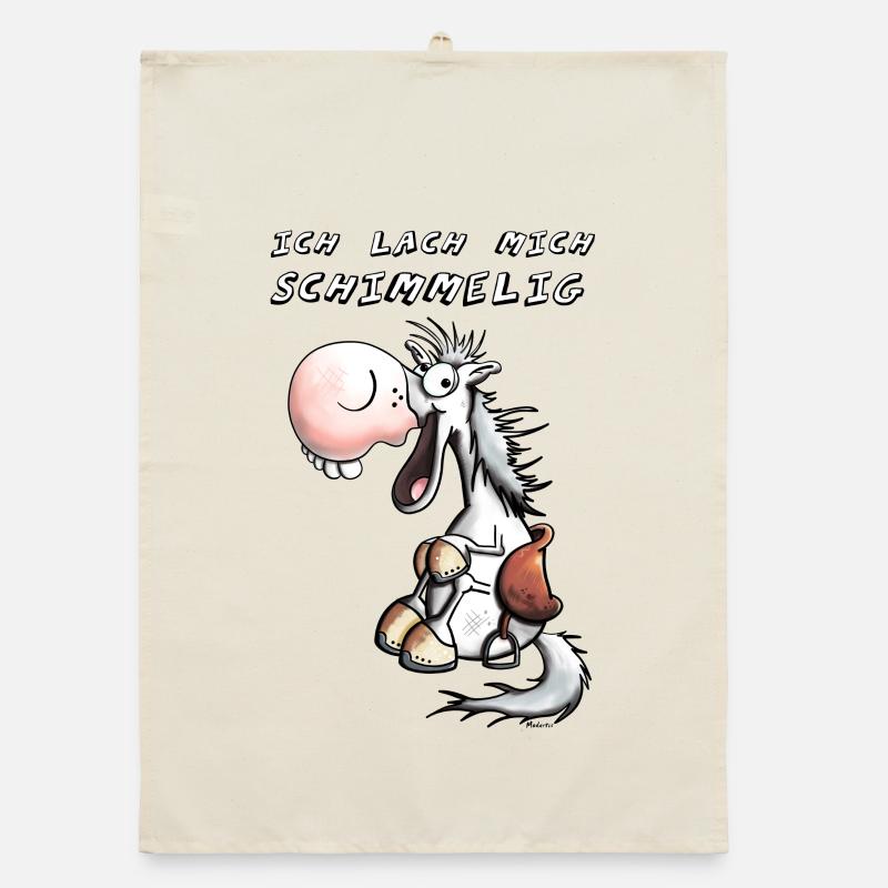 Ich lach mich Schimmelig - Organic Geschirrtuch - Natur