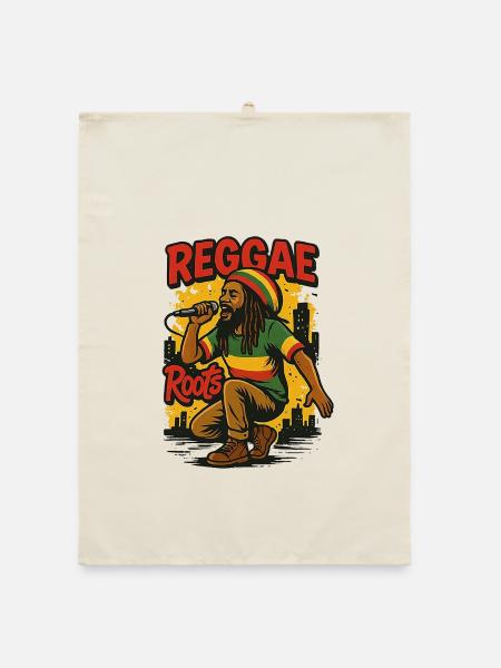 Reggae - Organic Geschirrtuch - Natur - Vorne