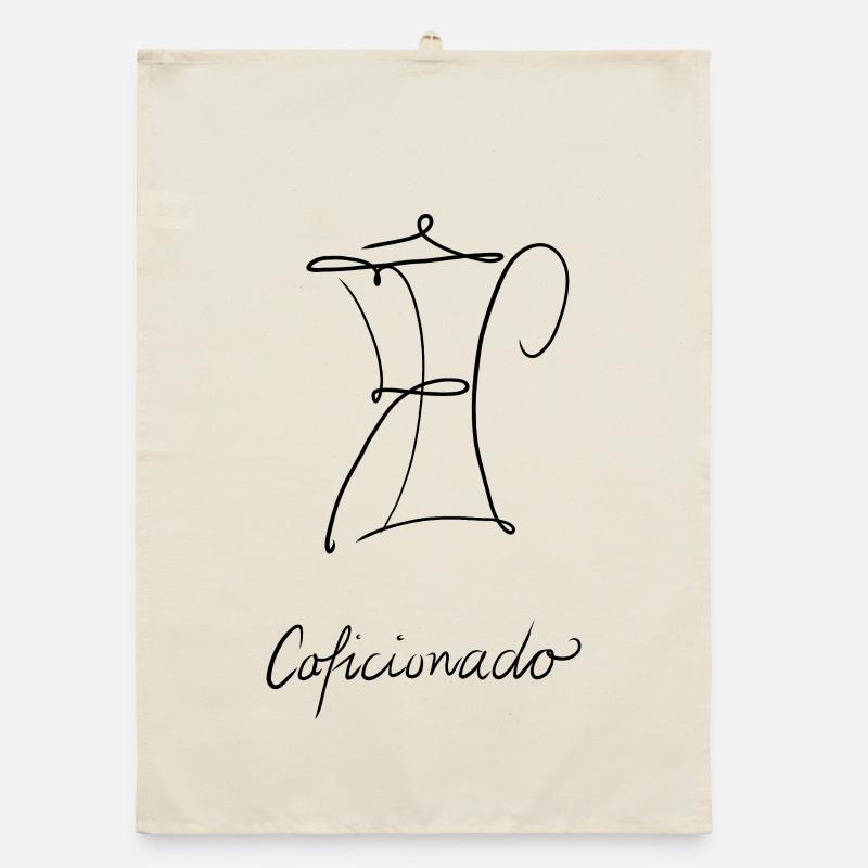 Caficionado - Coffee Pot Organic dish towel