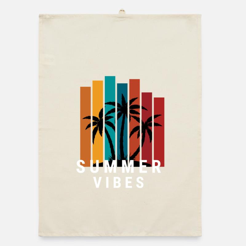 Sommerliche Vibes Organic Geschirrtuch