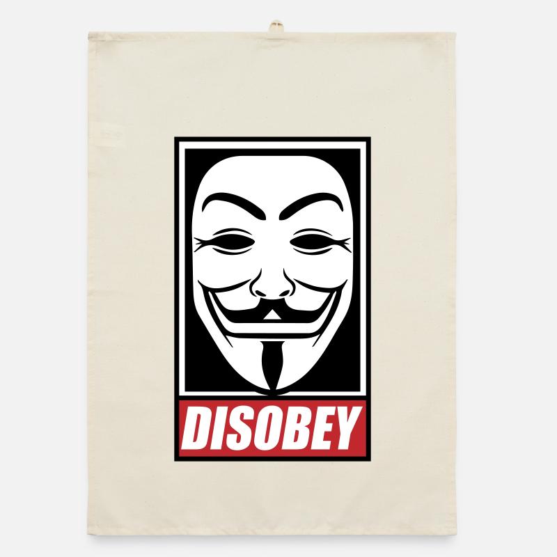 Disobey Colors changeable Organic dish towel