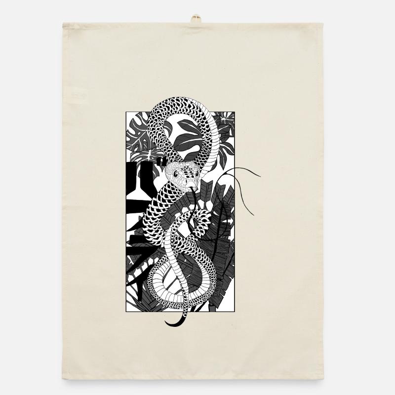 Snake 2 Organic dish towel