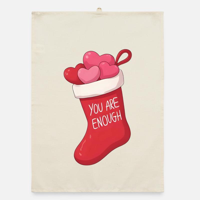 Bas de Noël Anime, Vous Êtes Suffisant Torchon bio