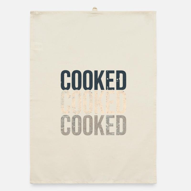 Cooked – Viral Snake Tee Organic dish towel