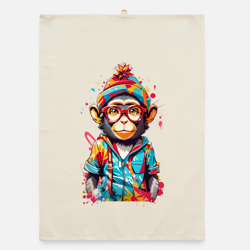 Cool monkey Organic dish towel