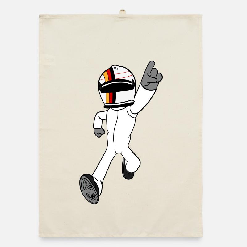 racing driver Organic dish towel