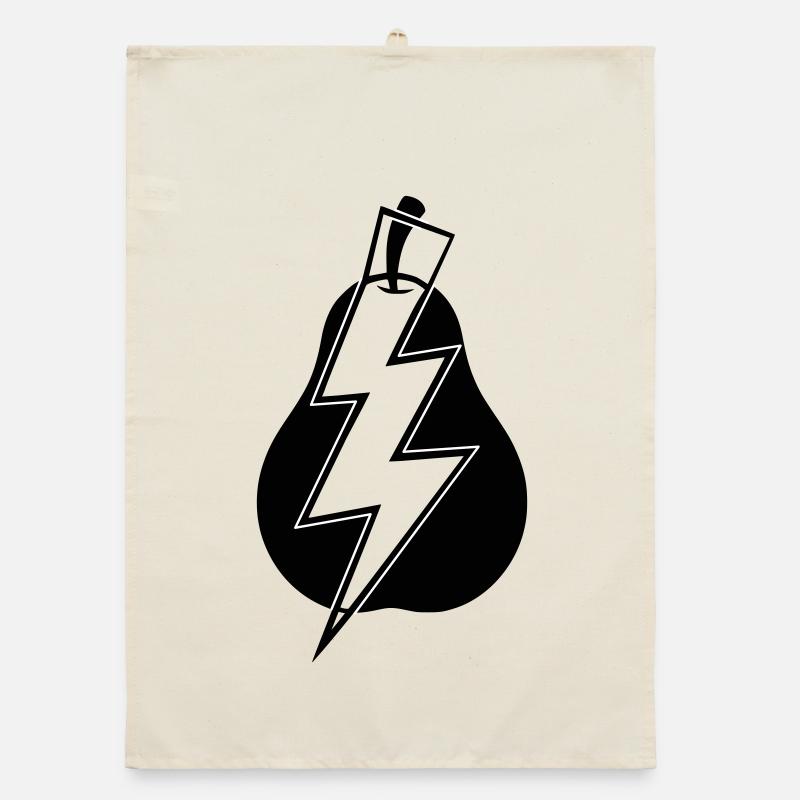 Lightning Bulb Verbal Wit Pun Funny Pullover Hoodie Organic dish towel