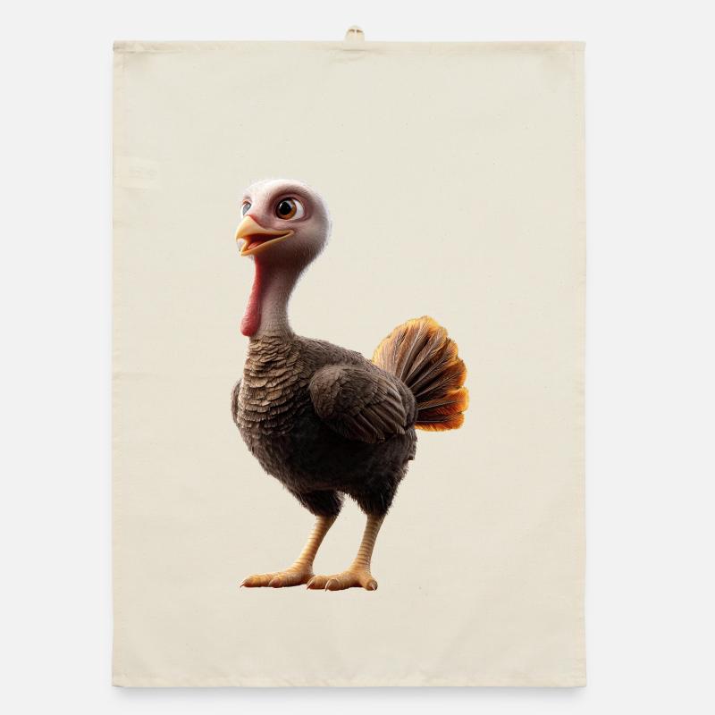 Dinde Poules Oiseaux Dinde Torchon bio