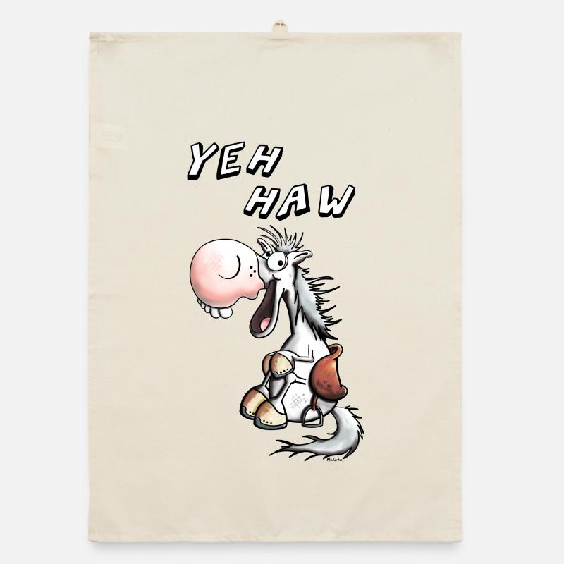 Yeh Haw Pferdchen Organic Geschirrtuch