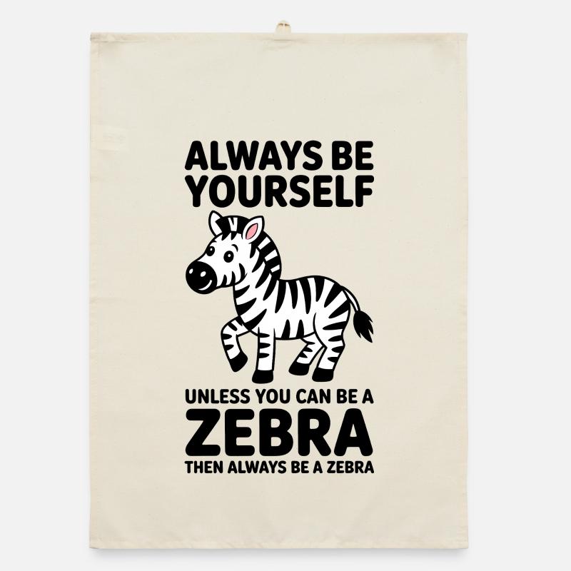 Zebra Spruch Lustiges Zebra Geschenk Organic Geschirrtuch