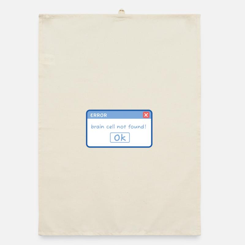 funny E-mail design, meme, idiot, computer humor - Organic Geschirrtuch - Natur