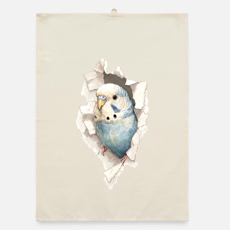 Budgerigar Organic dish towel
