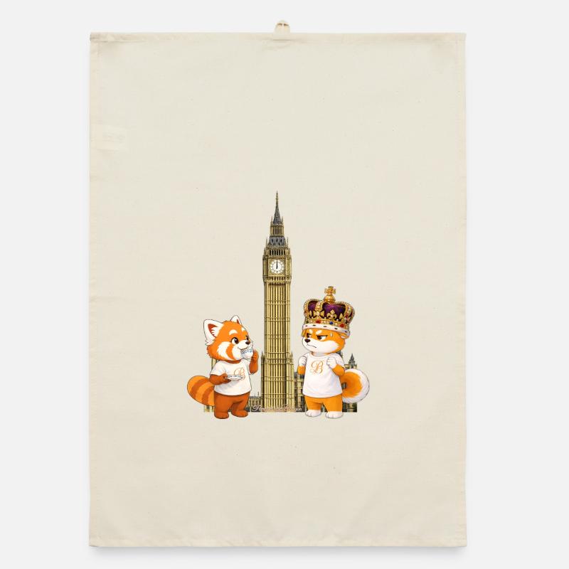 Lazy & Grumpy in London Organic dish towel