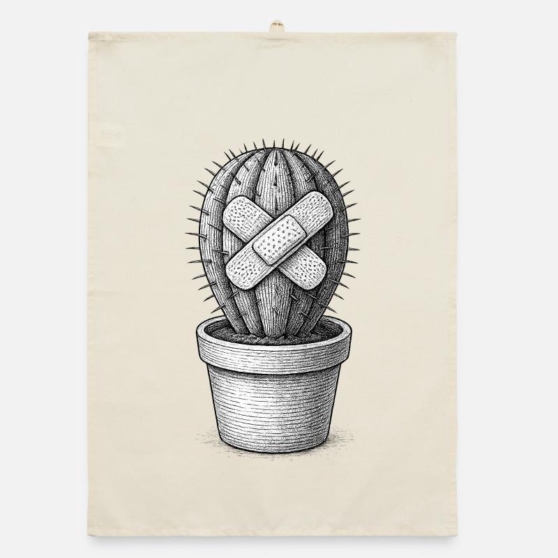 Cactus bandé Torchon bio
