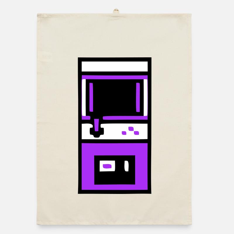 Joueur nostalgique d’arcade automate Torchon bio