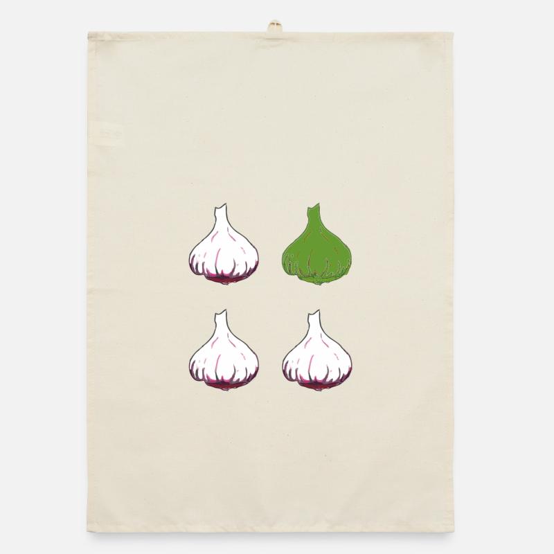 Garlic 4 Organic dish towel