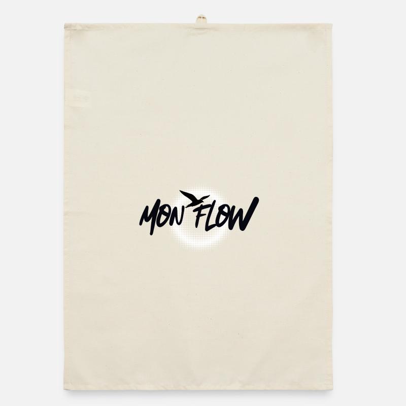 Mon Flow – Liberté et Flow dans un design moderne Torchon bio