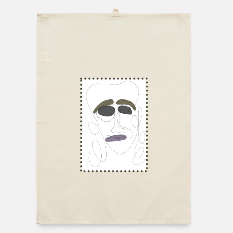 talk about feelings 3 - Organic Geschirrtuch - Natur