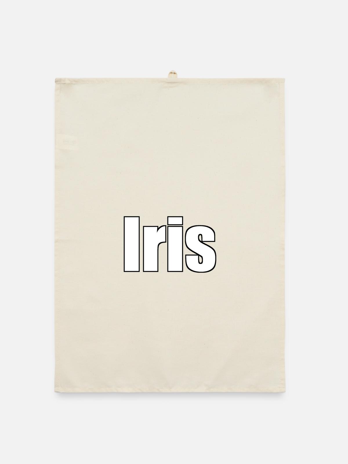Iris - Organic Geschirrtuch - Natur - Vorne