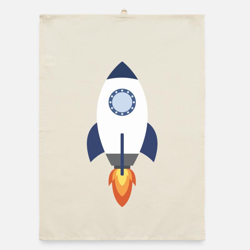 Rocket space Organic dish towel