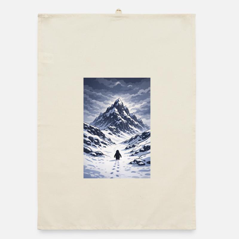 But why Penguin - Organic Geschirrtuch - Natur