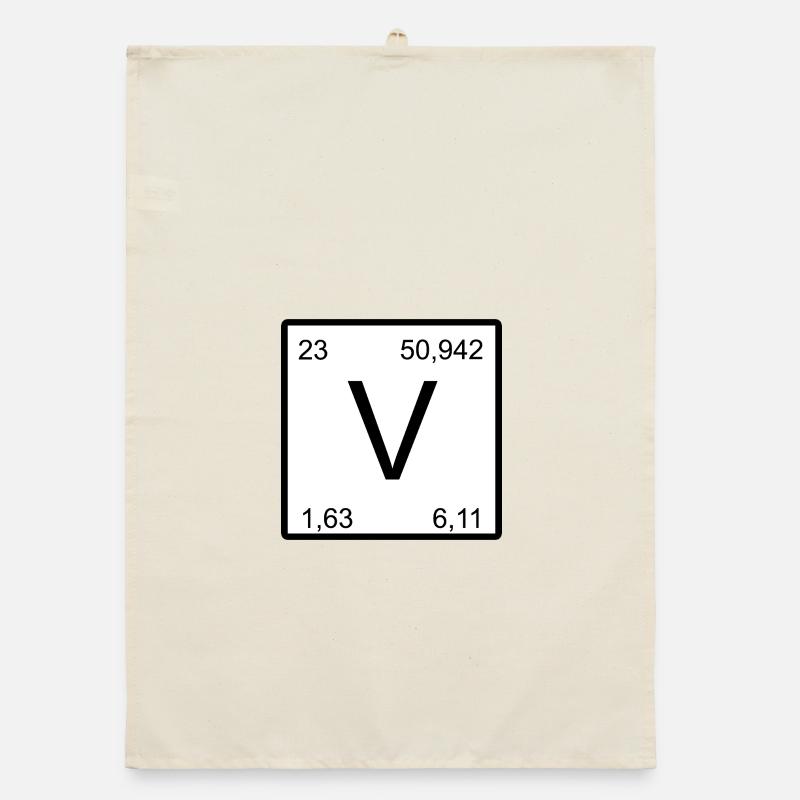Vanadium V-Element Vanadium Design Organic dish towel