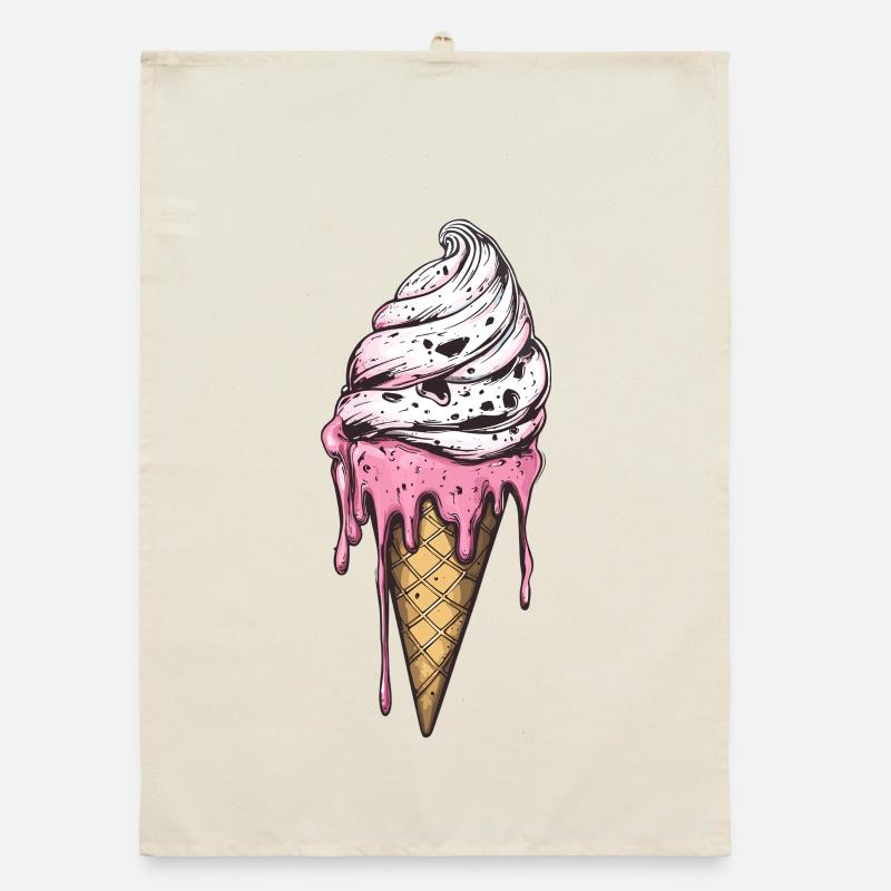 Crème glacée Crème glacée Torchon bio