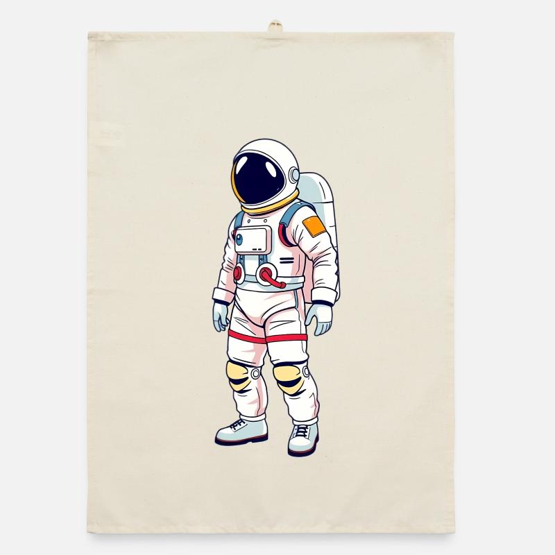 Astronaut - Organic Geschirrtuch - Natur