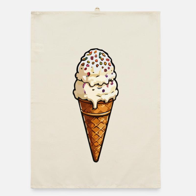 Doppel-Eiscreme mit Streuseln Organic dish towel