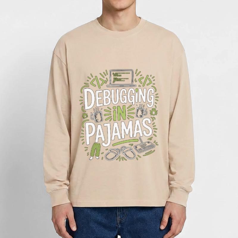Remote Developer Debugging In Software Developer Oversized Long Sleeve T-Shirt