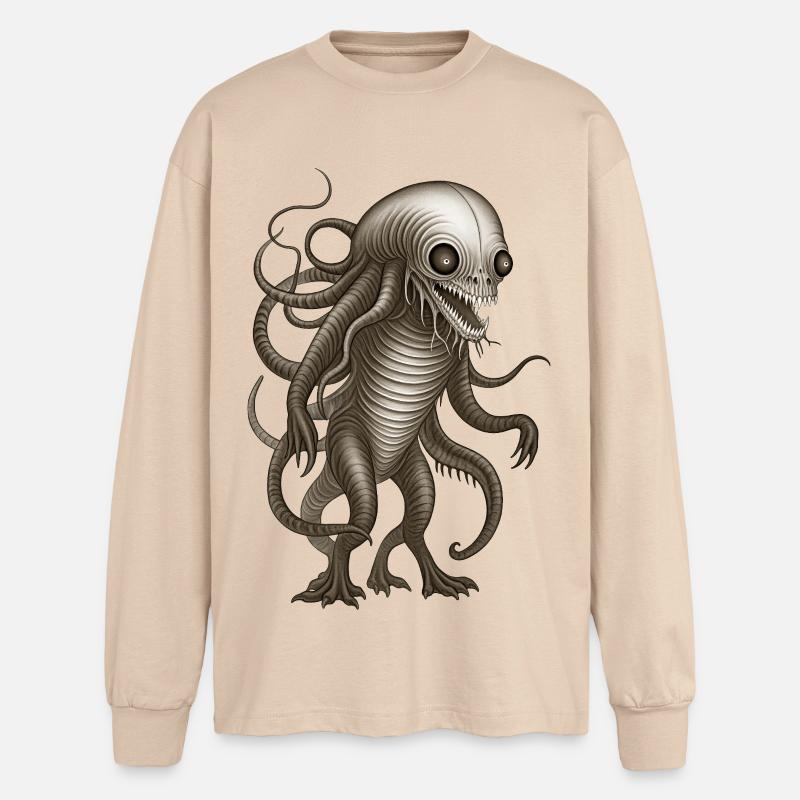 BUG #3 – dunkle Hölle - Oversized Langarmshirt - Sand